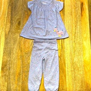 🌸American Girl Bitty Baby girl pajamas size 5